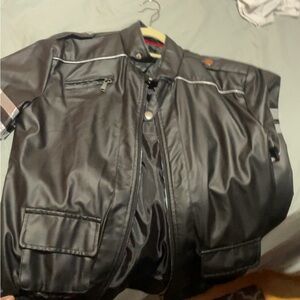 Men's Black Windbreaker Jacket